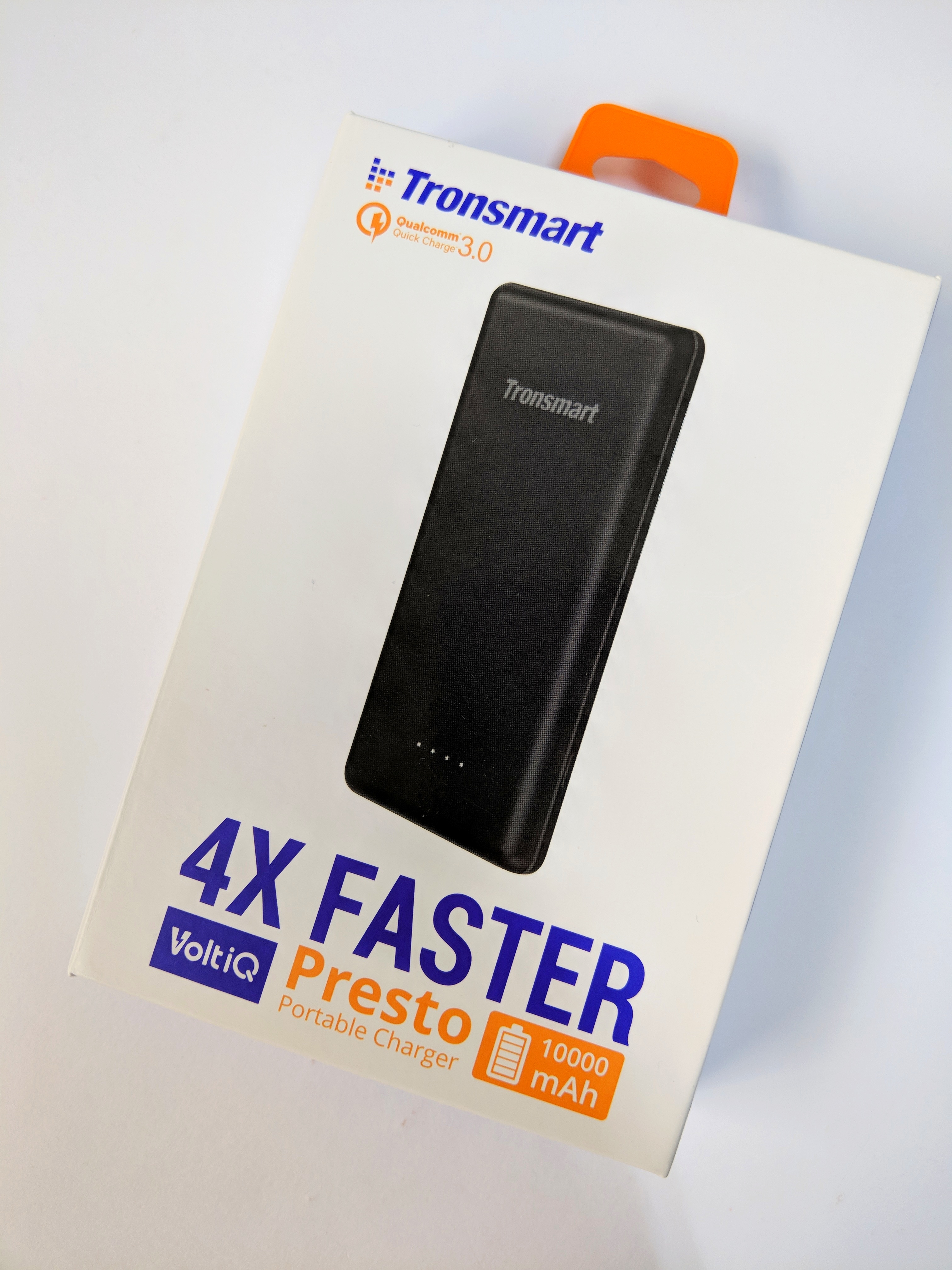 Tronsmart – Presto QC3.0 10000mAh 雙向快充行動電源、快速充電實測