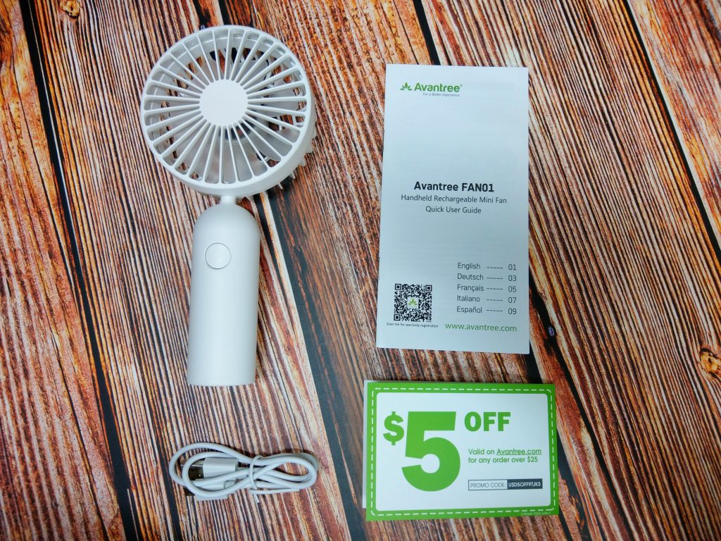 Avantree – 夏天必備小物 FAN01 充電式迷你小風扇 - Avantree, FAN01, 三段, 充電式, 小風扇, 變速, 降溫, 風扇, 高溫 - 科技生活 - teXch