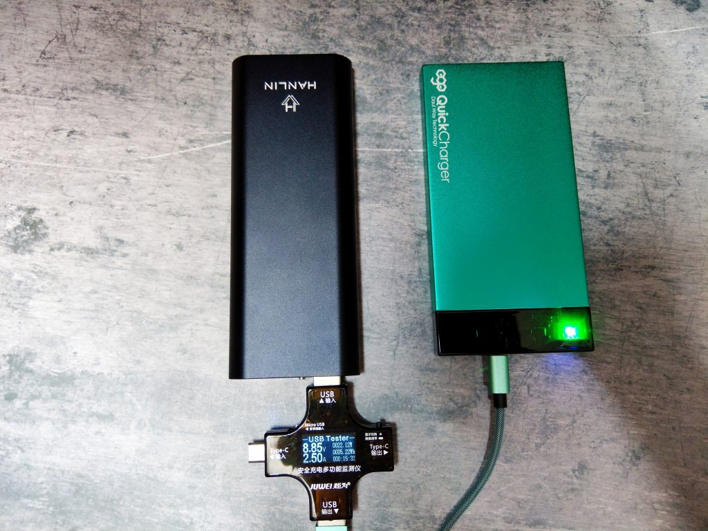 HANLIN – 石墨烯行動電源、快速充電實測 - HANLIN, pd, powerbank, powerdelivery, qc3.0, 石墨烯, 行動電源, 變壓器, 車充, 黑科技 - 科技生活 - teXch