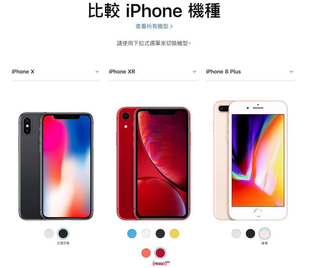 iPhone X、iPhone XR、iPhone 8 Plus  三款iPhone該怎麼選?