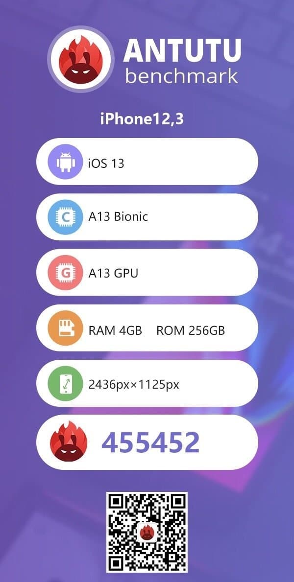 iPhone 11 安兔兔跑分性能測試曝光：證實依舊4G Ram、跑分無法排第一 - a13 apple 跑分, A13 Bionic, A13 Bionic 晶片, a13 安兔兔, a13安兔兔, antutu iphone 11, iphone, iPhone 11, iphone 11 antutu, iPhone 11 Pro, iphone 11 pro antutu, iphone 11 Pro Max, iphone 11 Pro Max ptt, iphone 11 Pro Max ram, iphone 11 Pro Max 安兔兔, iphone 11 Pro Max 跑分, iphone 11 Pro Max安兔兔, iphone 11 Pro Max跑分, iphone 11 Pro ptt, iphone 11 Pro ram, iphone 11 Pro 安兔兔, iPhone 11 Pro 跑分, iphone 11 Pro安兔兔, iphone 11 Pro跑分, iphone 11 ptt, iphone 11 Ram, iphone 11 上市, iphone 11 安兔兔, iphone 11 性能, iphone 11 測試, iphone 11 發表, iphone 11 記憶體, iPhone 11 跑分, iphone 11ptt, iphone 11ram, iphone 11安兔兔, iphone 11性能, iphone 11記憶體, iphone 11跑分, iPhone ptt, iPhone 跑分, iPhone11, iphone11 antutu, iphone11 Pro, iphone11 pro antutu, iphone11 Pro Max, iphone11 pro max ram, iphone11 pro max 跑分, iPhone11 Pro ptt, iphone11 pro ram, iphone11 pro 跑分, iphone11 ptt, iphone11 ram, iphone11 安兔兔, iphone11 性能, iphone11 測試, iphone11 記憶體, iphone11 跑分, iphone11ptt, iphone11安兔兔, iphone11性能, iphone11規格, iphone11記憶體, iphone11跑分, iPhone跑分, Rog Phone2, 安兔兔 ios, 安兔兔 跑分, 安兔兔跑分, 黑鯊2 Pro - 科技生活 - teXch