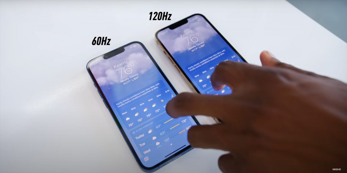 iPhone 13 Pro Max 120Hz