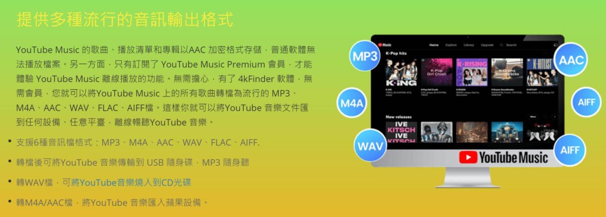 4kFinder YouTube Music轉檔器 - YouTube音樂轉MP3一鍵完成，YouTube Music 下載與轉檔工具推薦 - YouTube, YouTube music, YouTube 音樂, YouTube 音樂 下載, YouTube 音樂下載, YouTube音樂, YouTube音樂 下載, youtube音樂下載 - 科技生活 - teXch