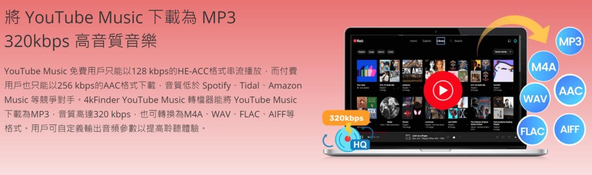 4kFinder YouTube Music轉檔器 - YouTube音樂轉MP3一鍵完成，YouTube Music 下載與轉檔工具推薦 - YouTube, YouTube music, YouTube 音樂, YouTube 音樂 下載, YouTube 音樂下載, YouTube音樂, YouTube音樂 下載, youtube音樂下載 - 科技生活 - teXch