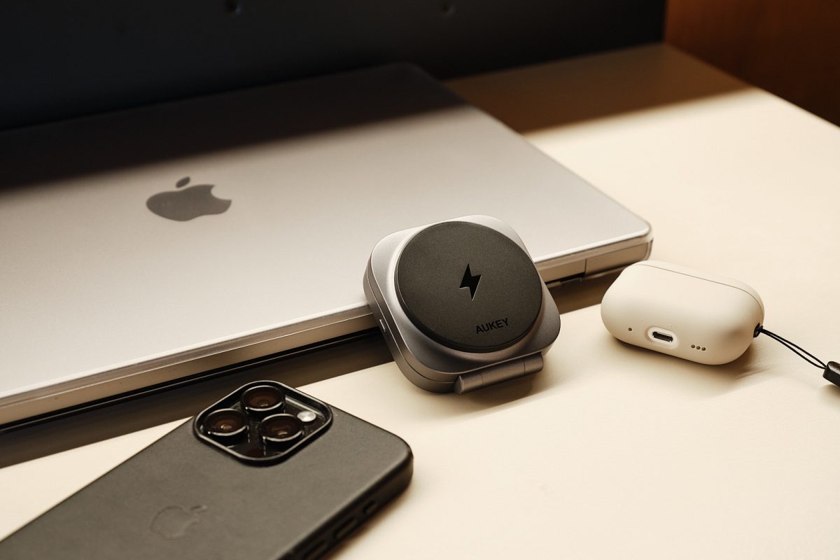 AUKEY MagFusion L Qi2 二合一磁吸折疊無線充電器開箱 - 極致美學、效率王者 - Aukey, aukey充電器, AUKEY無線充電器, magsafe, Magsafe充電器 - 科技生活 - teXch